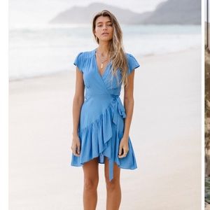 XIX Palms • Big Sur Wrap Dress - SOLD OUT online